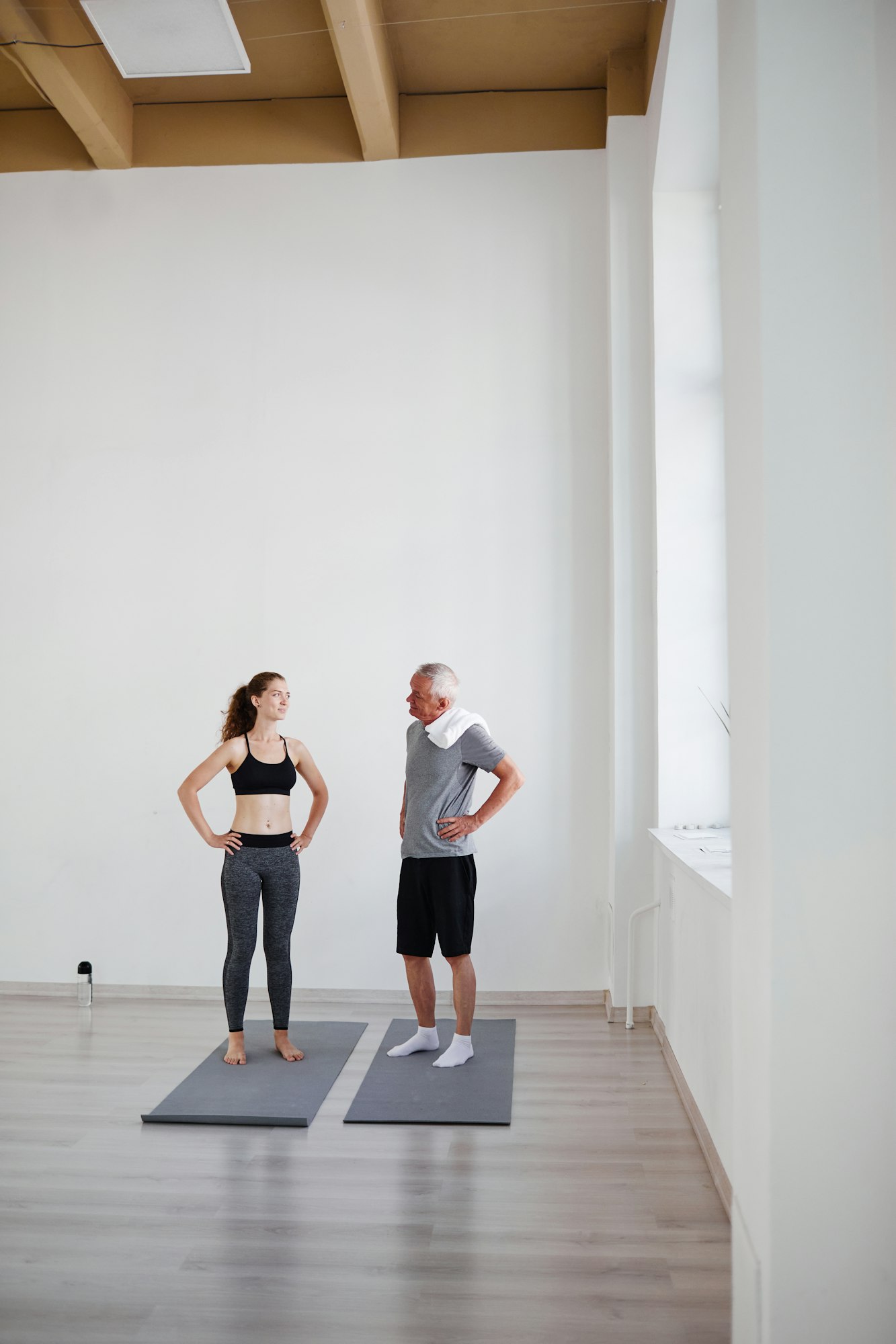 Personal training with a trainer